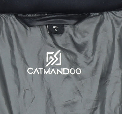 Catmandoo Men's Grey Softshell Padded Lightweight Full Zip Active Jacket Size S