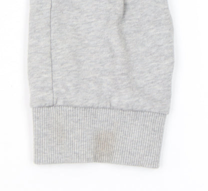 Tommy Hilfiger Boys Grey Jogger Trousers Size 164 Cotton Blend