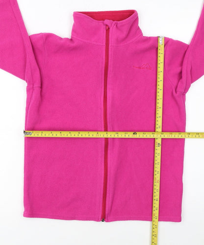 Freedom Trail Women’s Pink Full Zip Fleece Jacket Size 6 Classic Fit