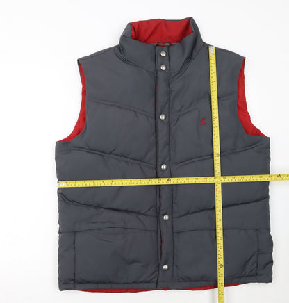 Joules Men's Grey Padded Bodywarmer Gilet XL Polyester Outdoor