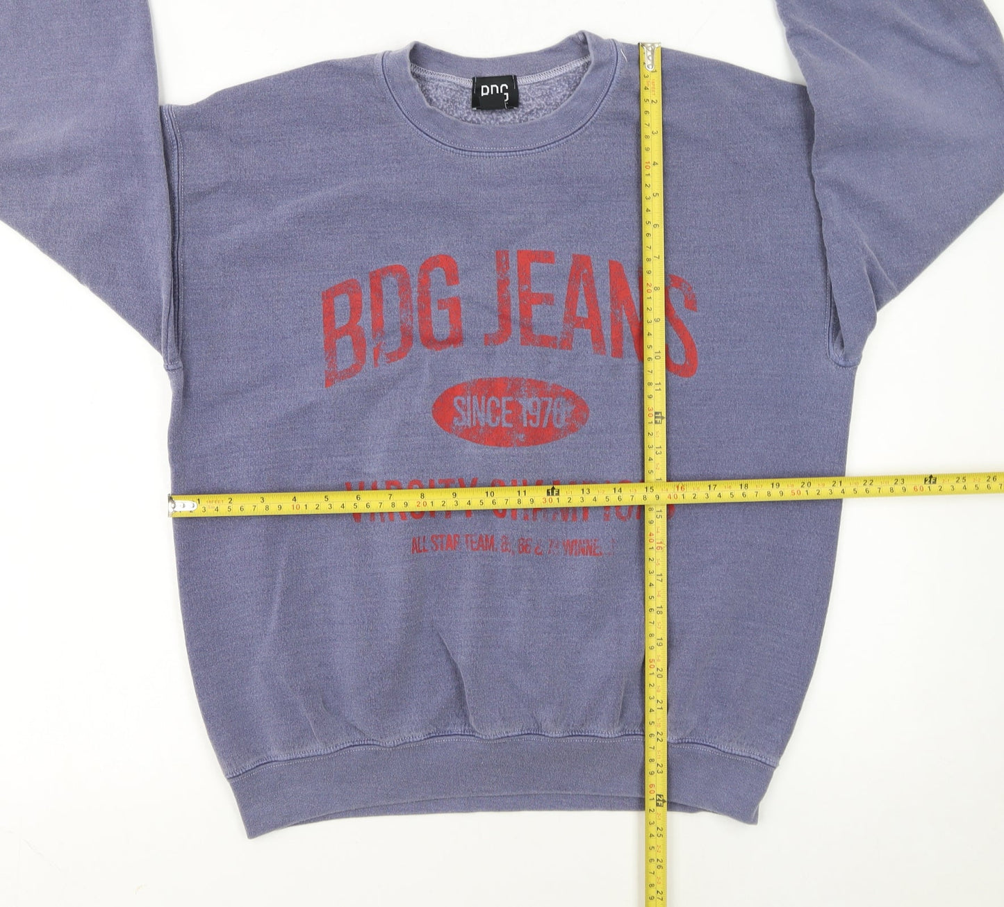 BDG Urban Outfitters Women's Blue Graphic Pullover Sweatshirt S