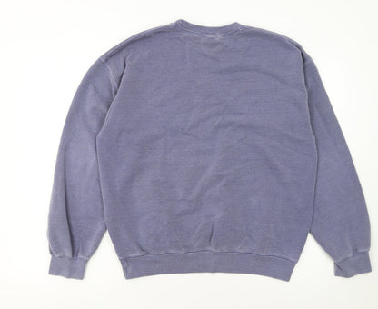 BDG Urban Outfitters Women's Blue Graphic Pullover Sweatshirt S