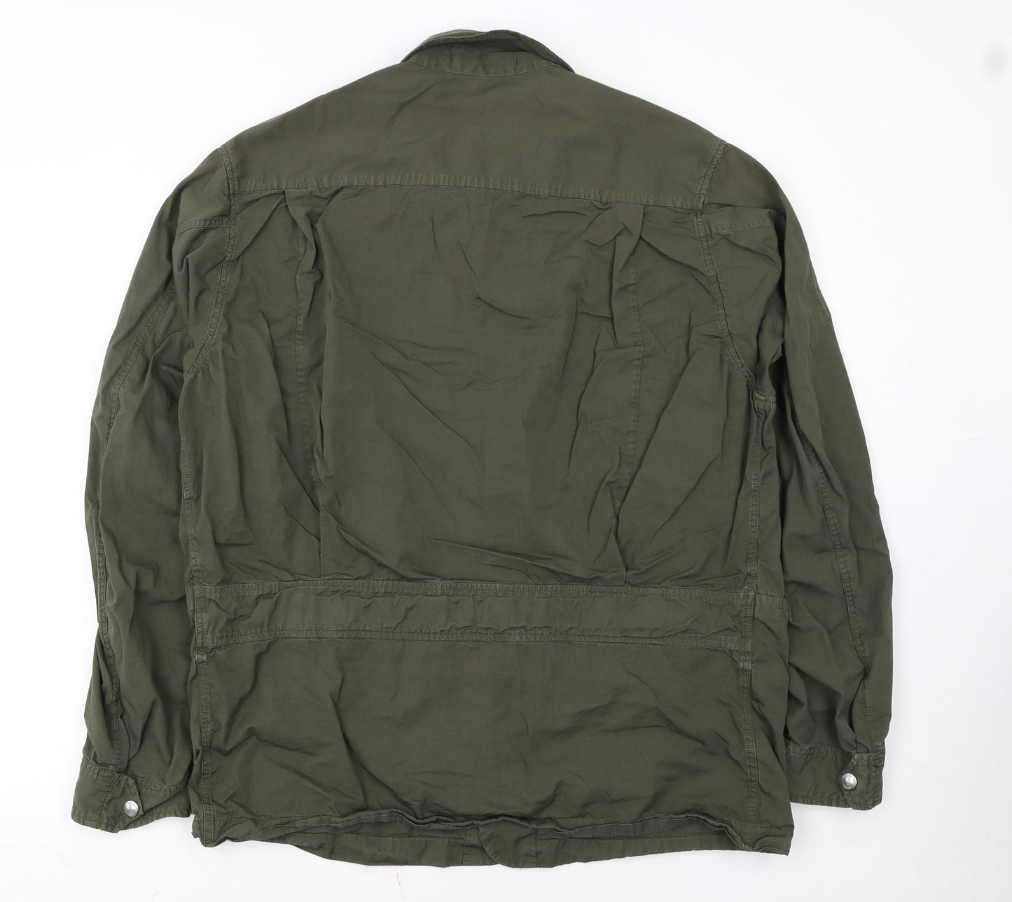 Paul Smith Jeans Men's Green XL Military Style Button-Up Shirt