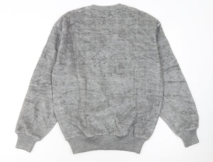 Lindbergh Women's Grey V-Neck Pullover Sweater Size M