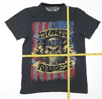Next Studio Legends Guns N' Roses Black Men's L Rock Band T-Shirt