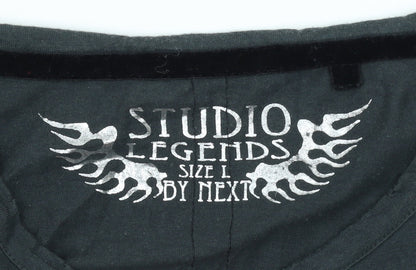 Next Studio Legends Guns N' Roses Black Men's L Rock Band T-Shirt