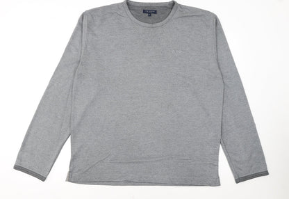 Ted Baker Mens Grey Crew Neck Long Sleeve Knit Sweatshirt Size L