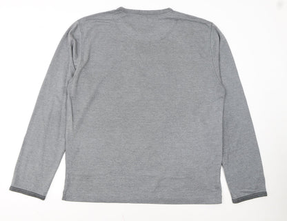 Ted Baker Mens Grey Crew Neck Long Sleeve Knit Sweatshirt Size L