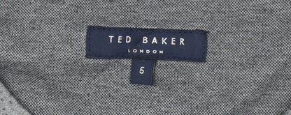 Ted Baker Mens Grey Crew Neck Long Sleeve Knit Sweatshirt Size L