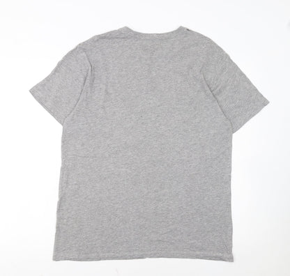 Crash Bandicoot Grey Graphic Men's T-Shirt Medium Cotton Regular Fit