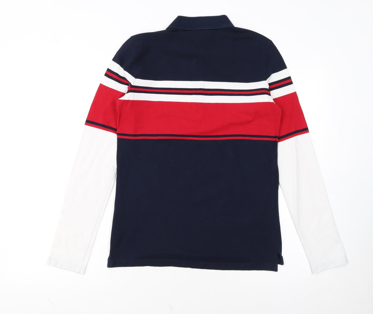 Tommy Hilfiger Men's Multicoloured Long Sleeve 1/4 Zip Polo XS