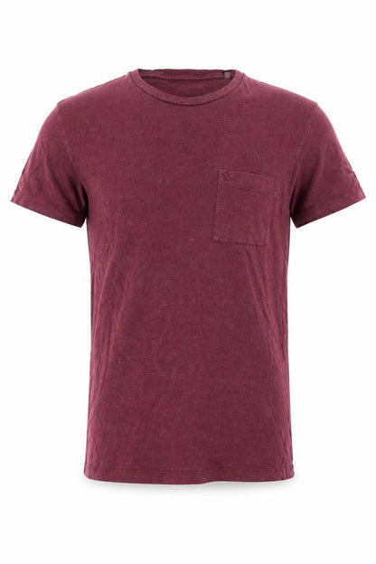 Jack Wills Men's Burgundy Crew Neck Short Sleeve T-Shirt XS