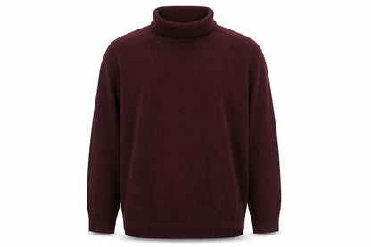 Whistles Mens Red Roll Neck Wool Cashmere Jumper Size L