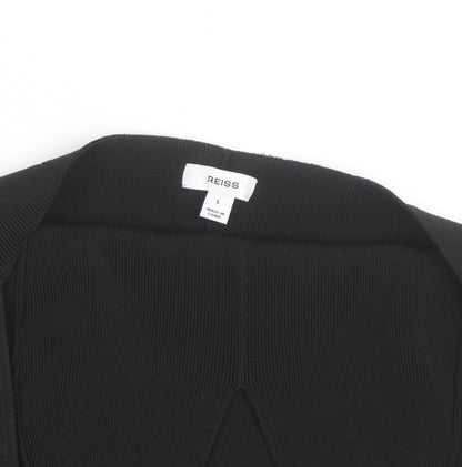 Reiss Women’s Black Halter Neck Knit Camisole Tank Top L