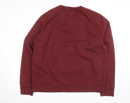 Champion Men's Red XL Pullover Sweatshirt Crew Neck Logo Fleece