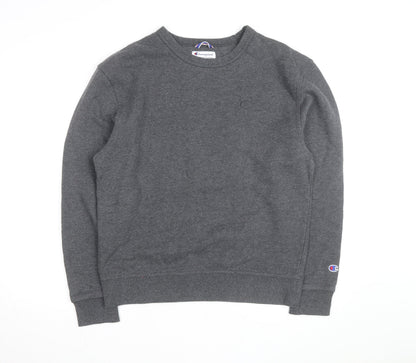 Champion Men's Grey M Pullover Sweatshirt Fleece Crew Neck