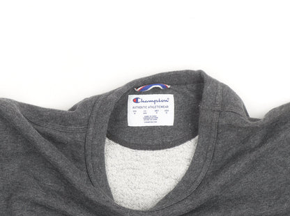 Champion Men's Grey M Pullover Sweatshirt Fleece Crew Neck