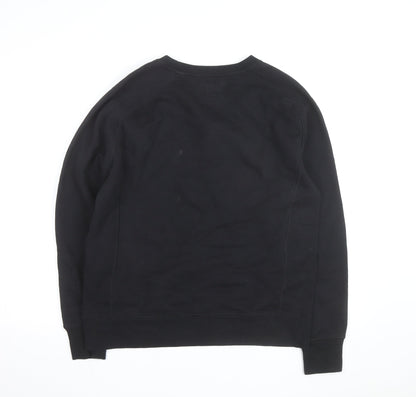 Champion Men's Black Medium Pullover Sweatshirt Crew Neck