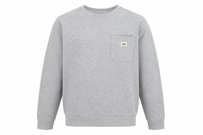 Lee Men's Grey XL Classic Fit Pullover Sweatshirt