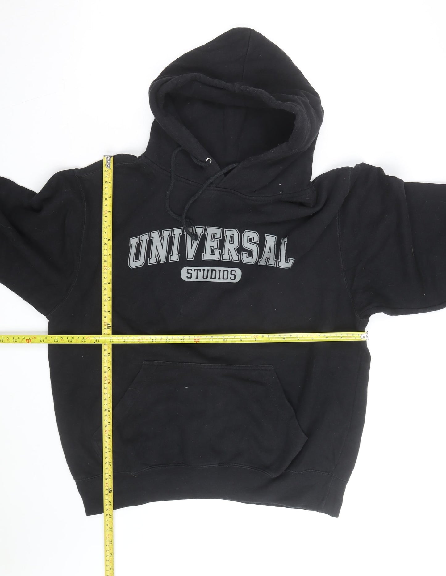 Universal Studios Men's Black Pullover Hoodie L Graphic Fleece