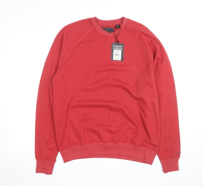 Greg Norman Men's Red Crew Neck Pullover Sweatshirt S