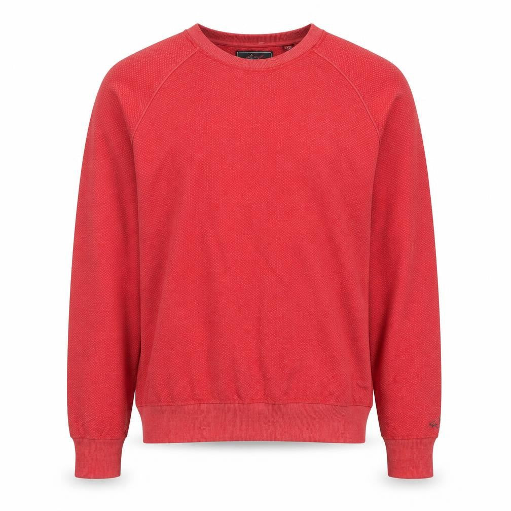 Greg Norman Men's Red Crew Neck Pullover Sweatshirt S