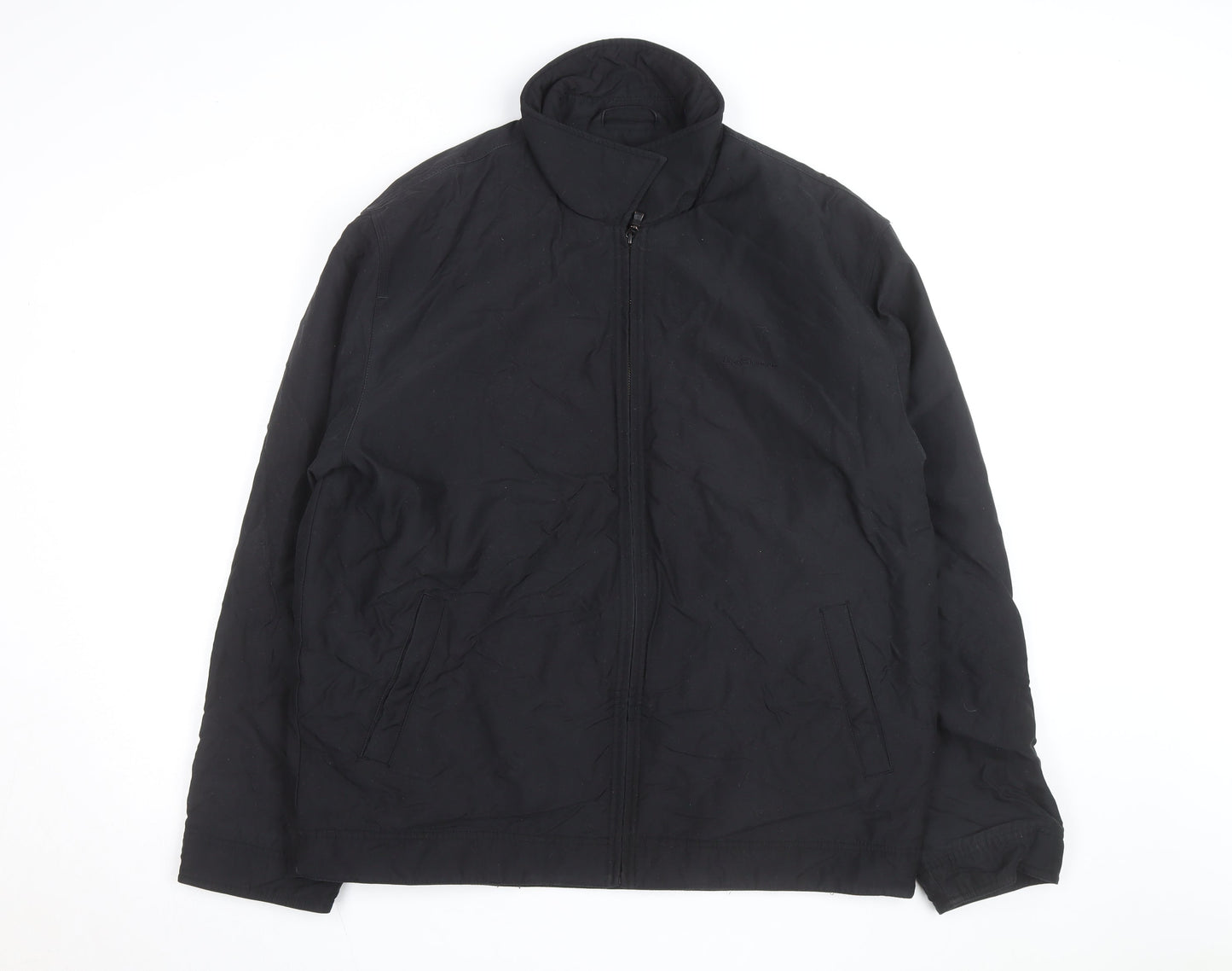 Ben Sherman Men's Black XXL Quilted Full Zip Jacket