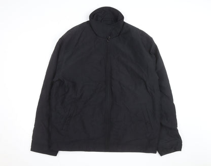 Ben Sherman Men's Black XXL Quilted Full Zip Jacket