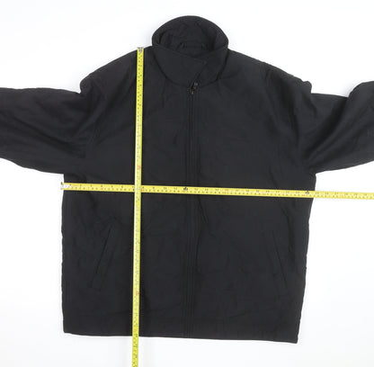 Ben Sherman Men's Black XXL Quilted Full Zip Jacket