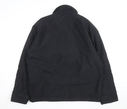 Ben Sherman Men's Black XXL Quilted Full Zip Jacket