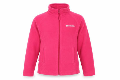 Mountain Warehouse Girls Pink Fleece Full Zip Sweatshirt 7-8 Years