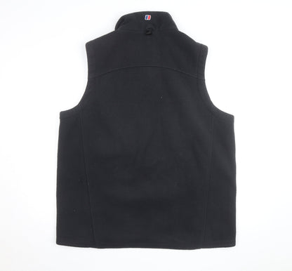 Berghaus Men's Black Fleece Full Zip Bodywarmer Waistcoat XL