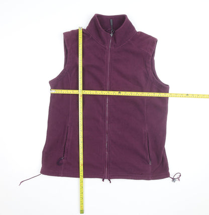 Peter Storm Women's Purple Fleece Bodywarmer Size 16