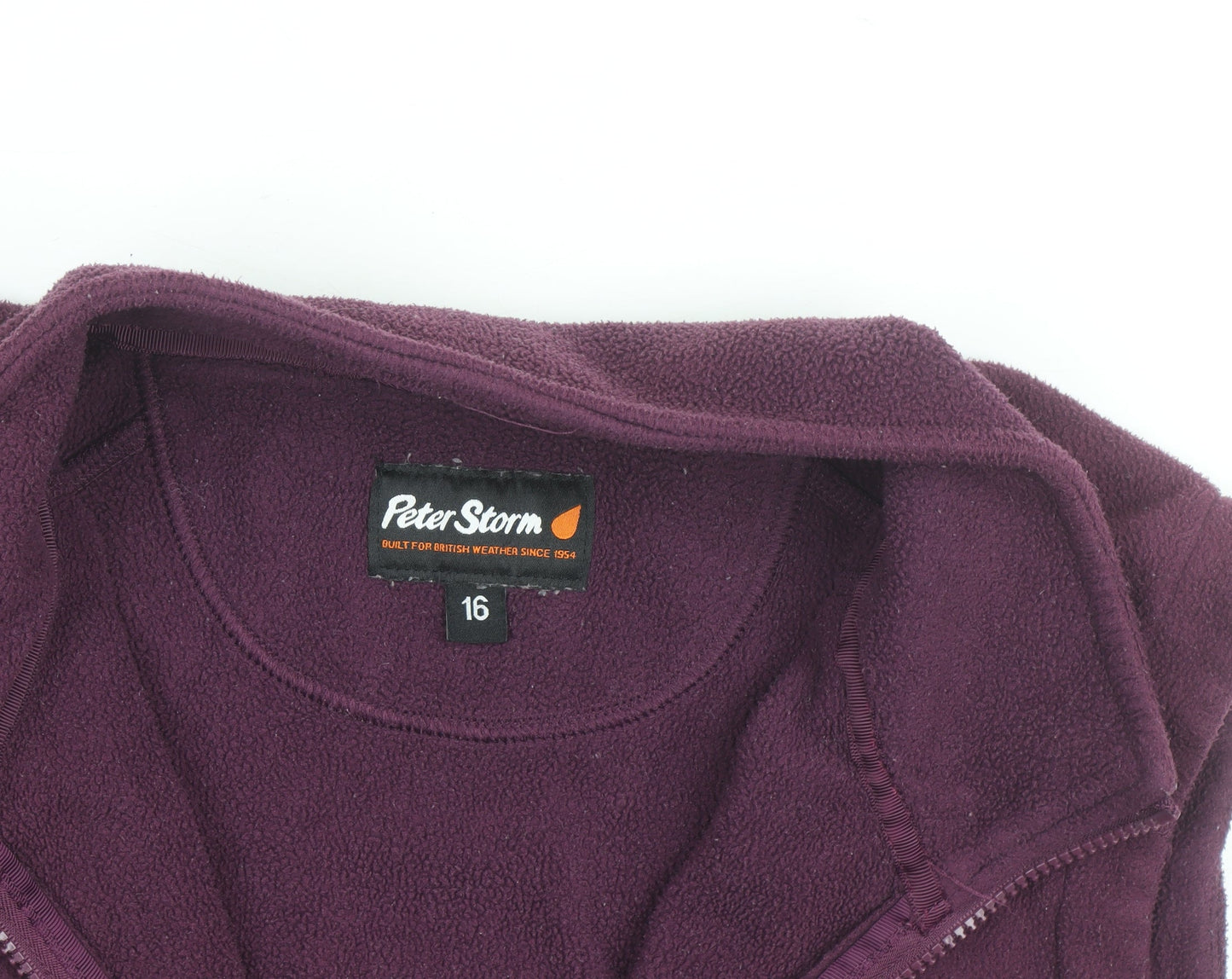Peter Storm Women's Purple Fleece Bodywarmer Size 16