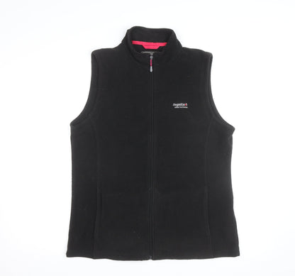 Regatta Women Black Size 16 Fleece Waistcoat Outdoor Full Zip Vest