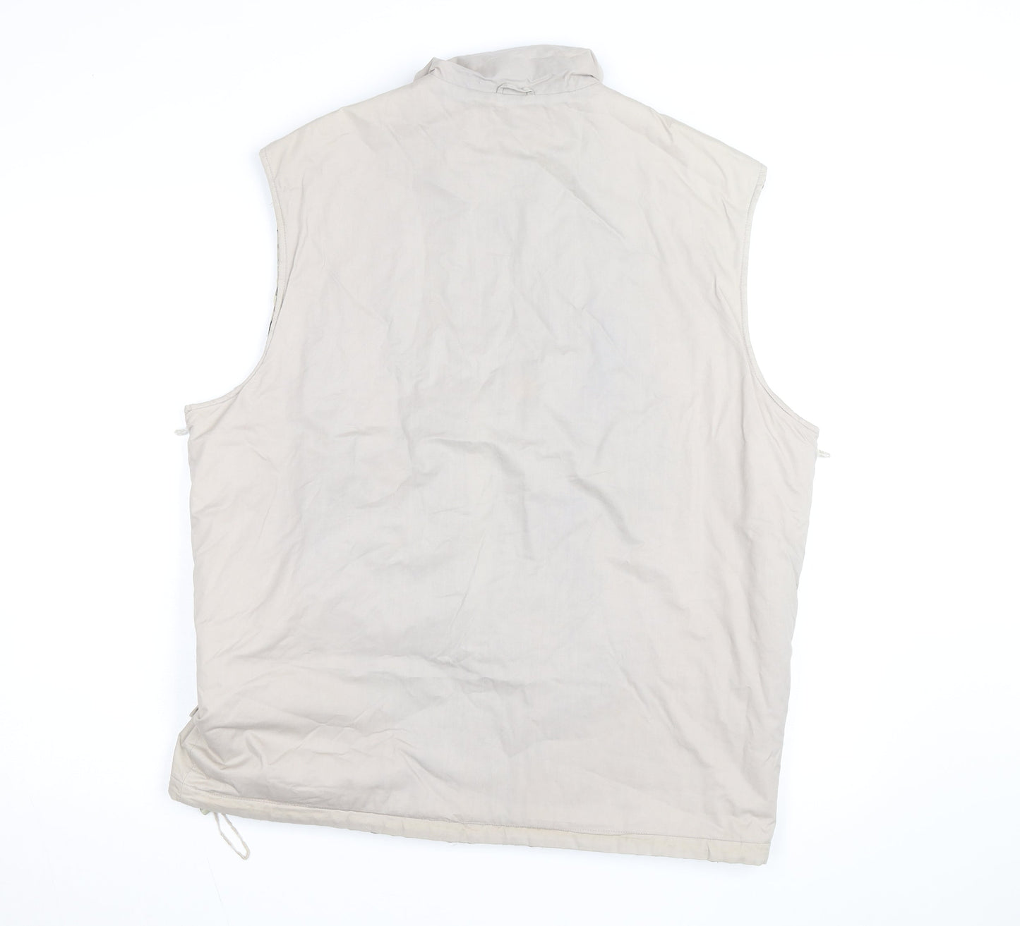 Explorer Navigator Men's Beige Cotton XL Bodywarmer Waistcoat