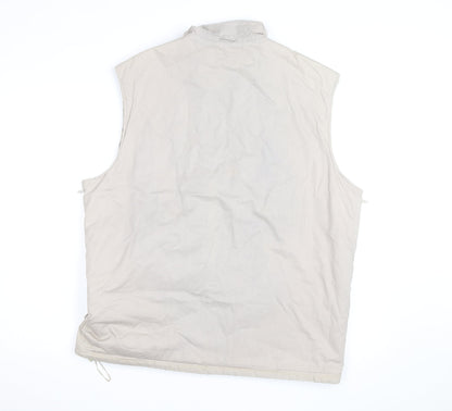 Explorer Navigator Men's Beige Cotton XL Bodywarmer Waistcoat