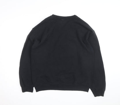 Disney Men's Black Snow White Graphic Pullover Sweatshirt M