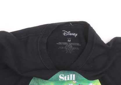 Disney Men's Black Snow White Graphic Pullover Sweatshirt M