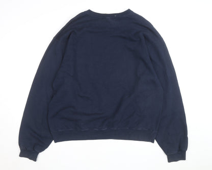 Champion Men's Blue XL Pullover Sweatshirt NYAC Graphic Vintage Fit