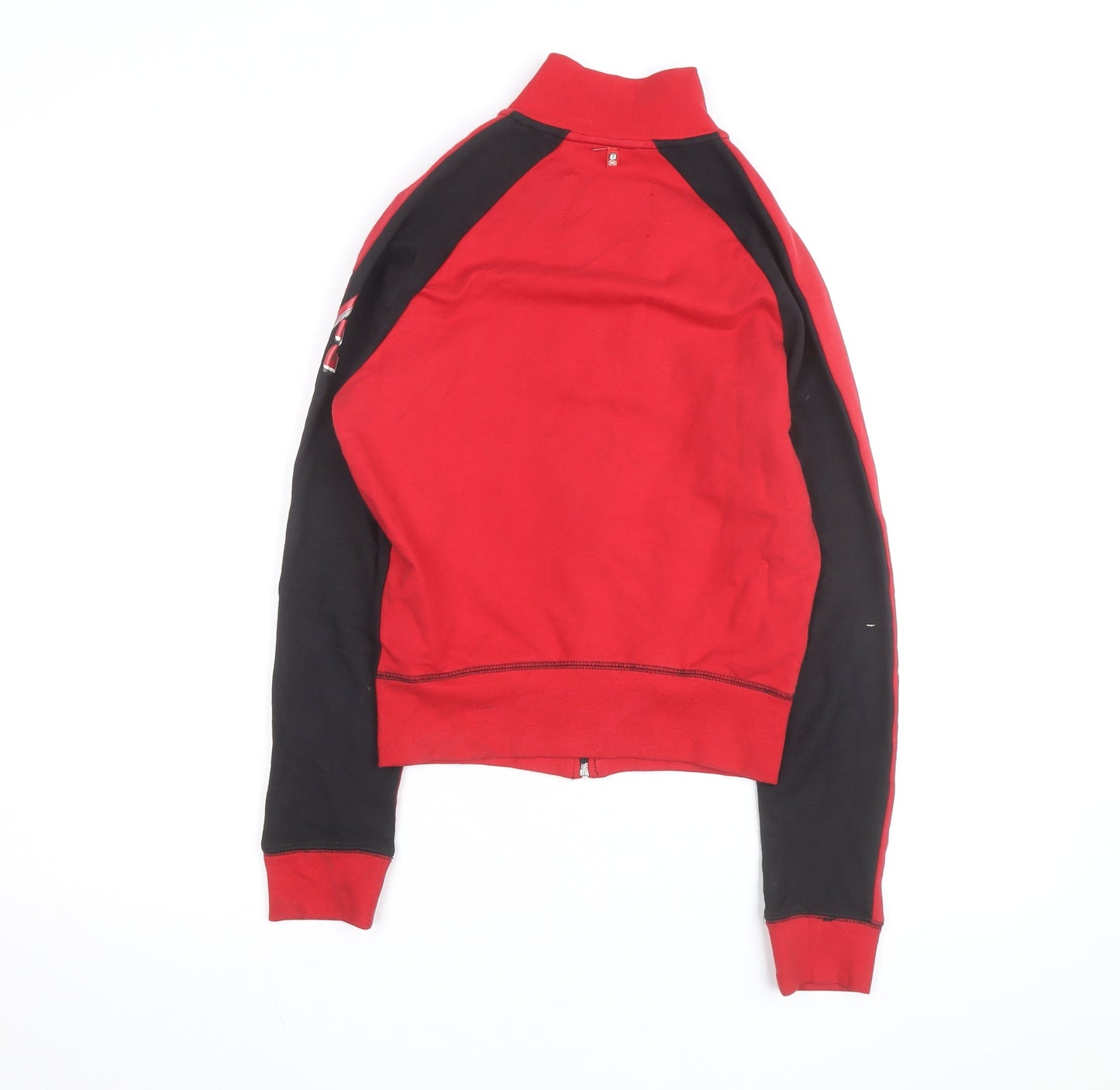 Ecko Red Boys Black & Red Full Zip Sweatshirt Size M Cotton Blend