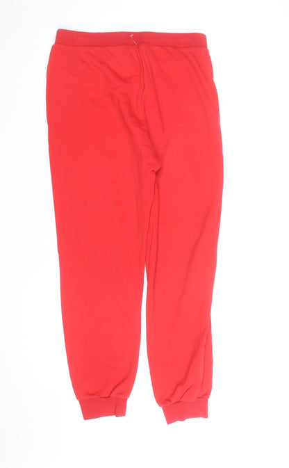 Tommy Hilfiger Men’s Red Jogger Sweatpants Size S Cotton Blend