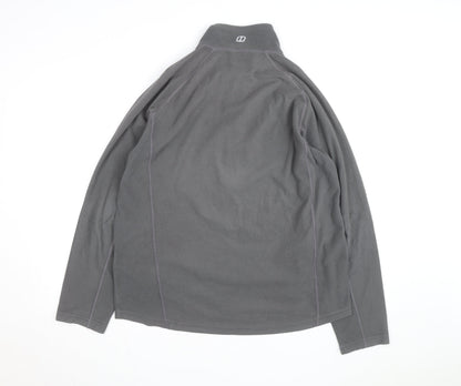 Berghaus Men's Grey Fleece Full Zip Active Jacket Size L