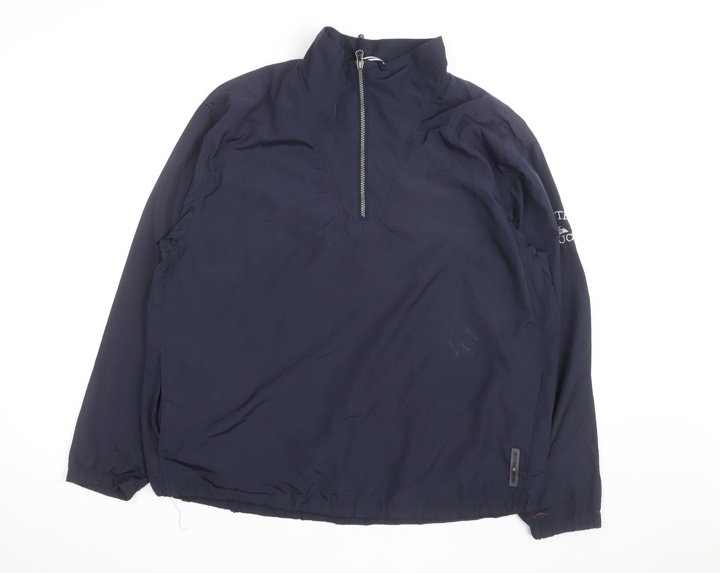 Cutter & Buck Men's Blue M WindTec 1/4 Zip Windbreaker Jacket