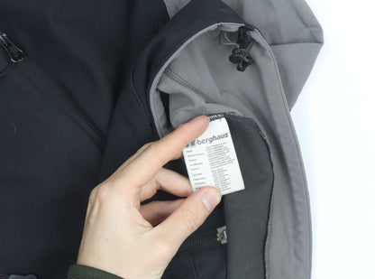 Berghaus Men's Black Soft Shell Jacket S Regular Fit Windproof