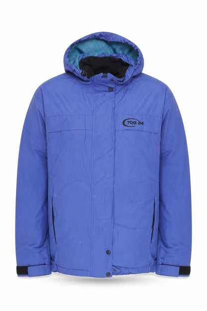 TOG24 Men’s Blue Waterproof Hooded Outdoor Jacket Size S