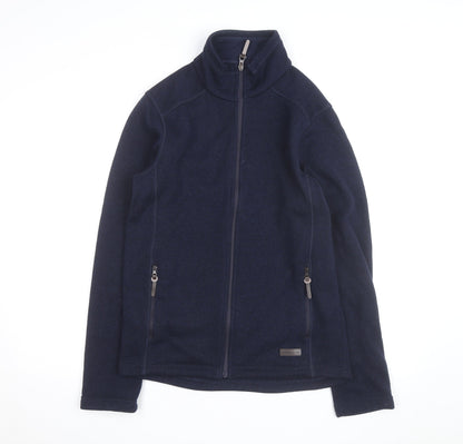 Brasher Men's Blue Fleece Soft Shell Jacket Size S Outdoor Hiking