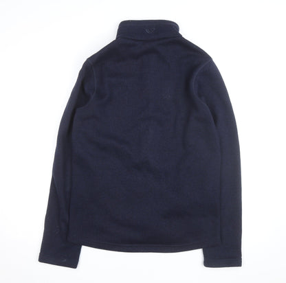 Brasher Men's Blue Fleece Soft Shell Jacket Size S Outdoor Hiking