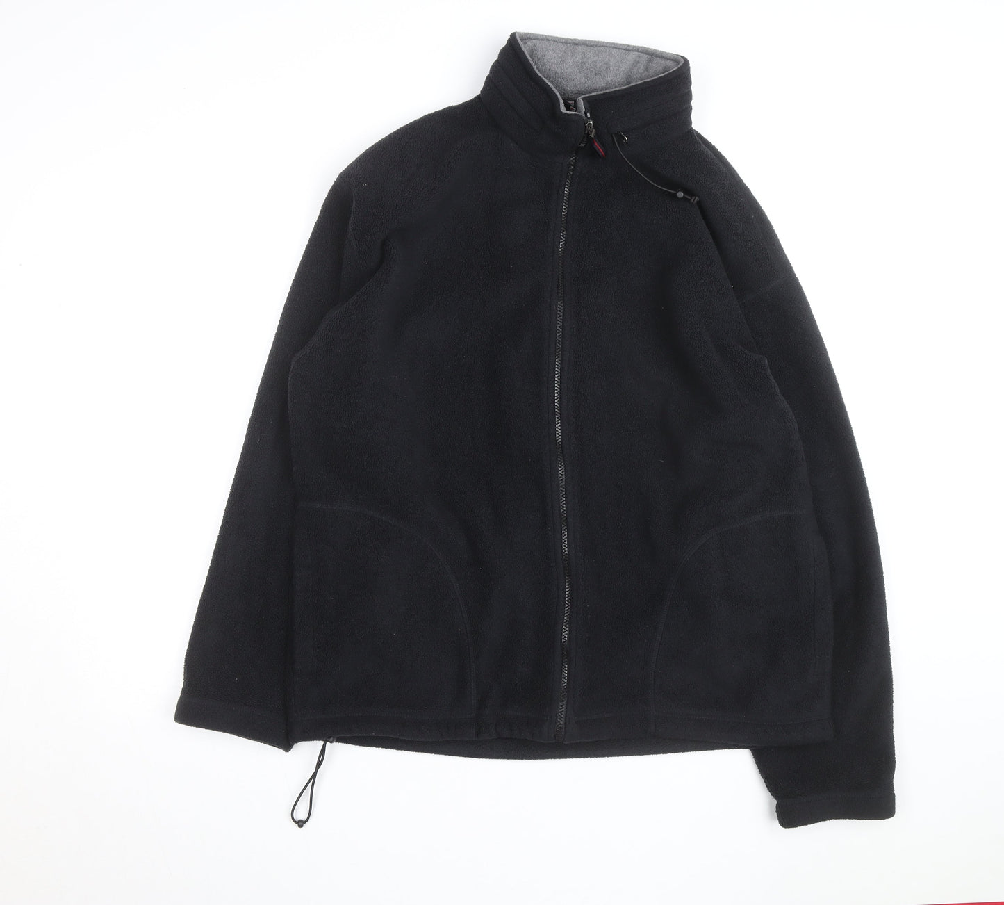 Marks and Spencer Men's Black Fleece Full Zip Jacket Size L