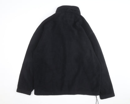 Marks and Spencer Men's Black Fleece Full Zip Jacket Size L